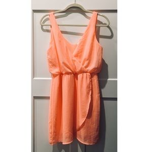 Sheer Peach Summer Dress